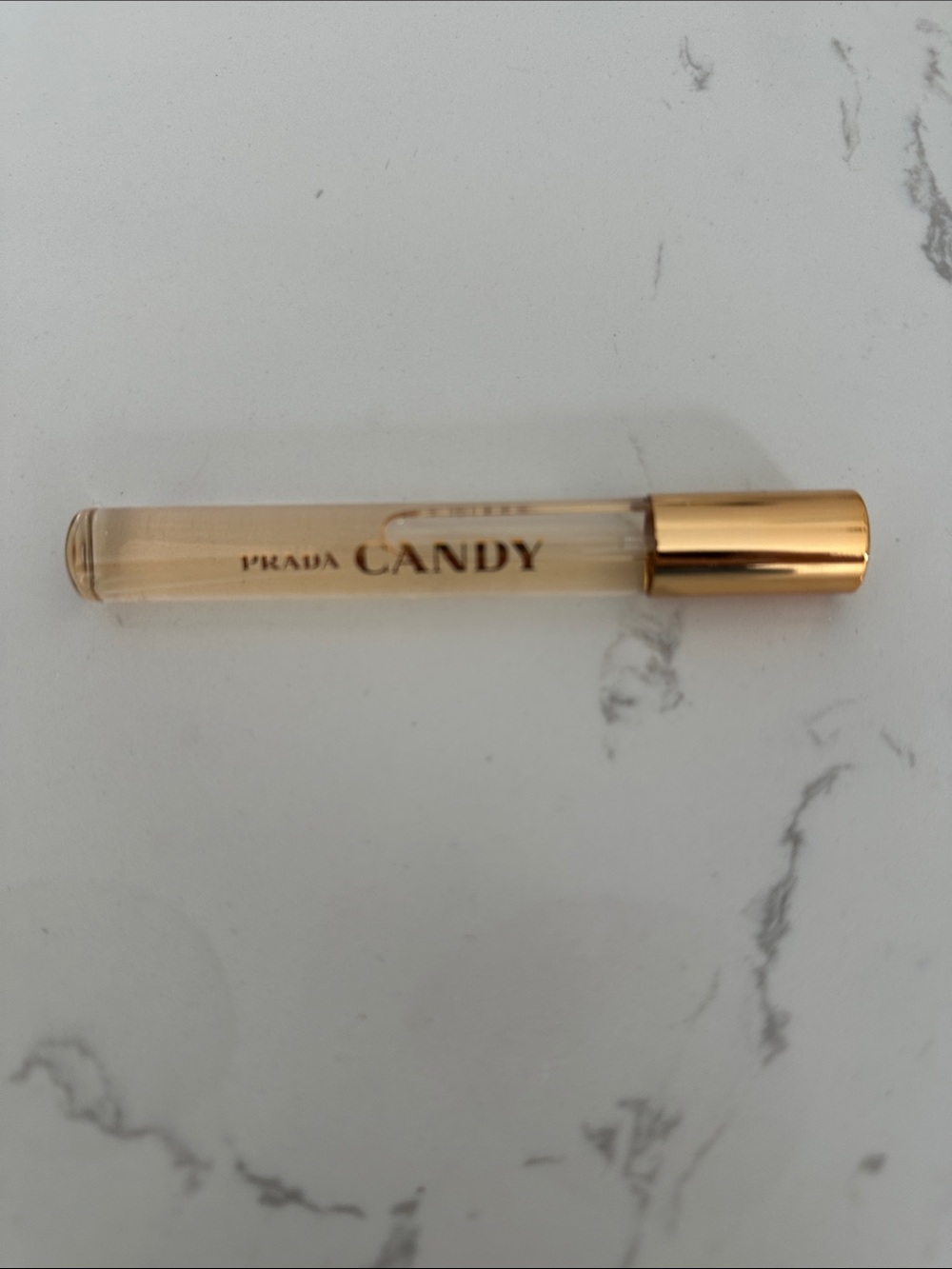 Prada Candy Rollerball - Clear Tube with Gold Cap - Picture 1 of 1
